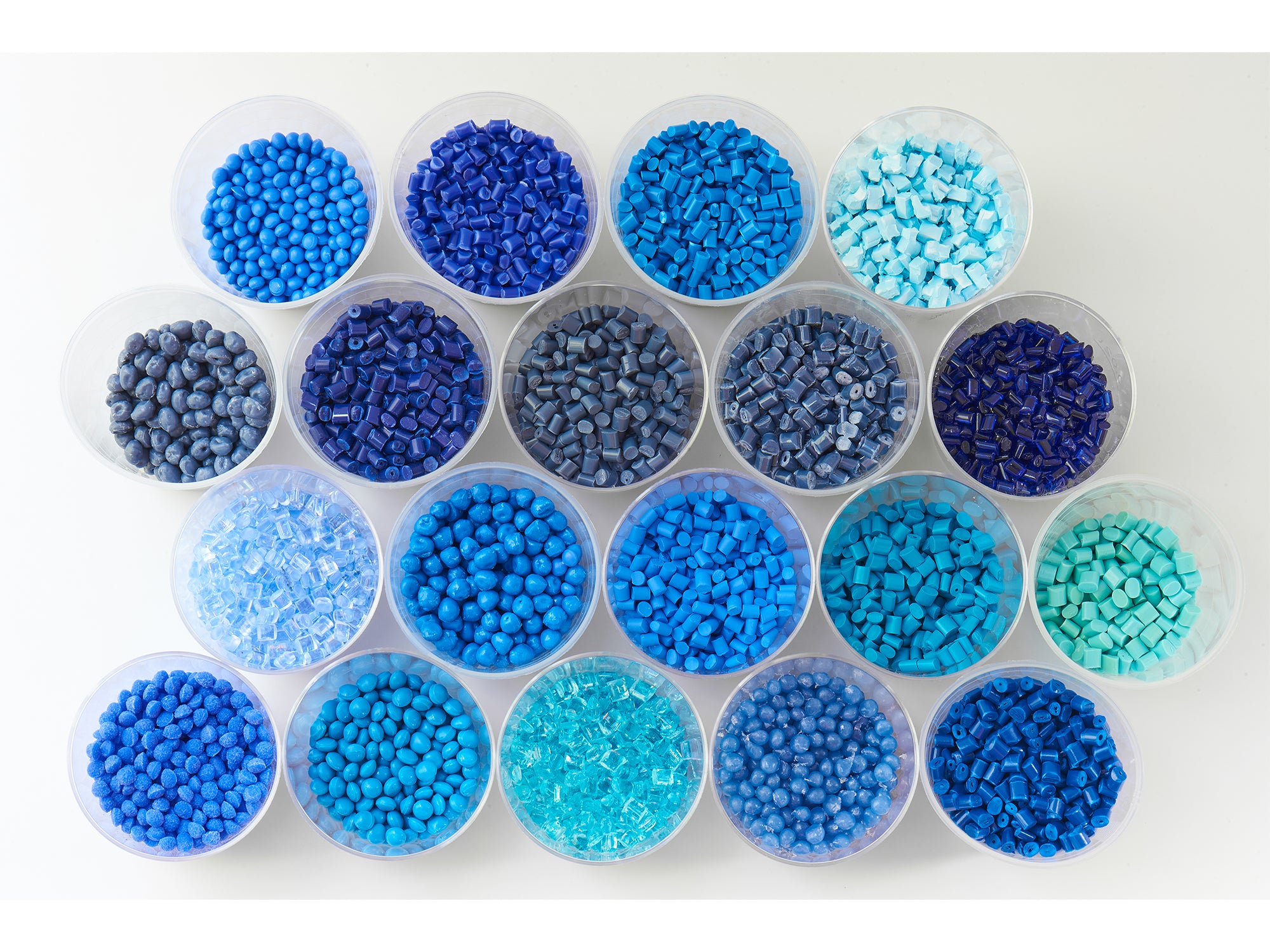 Stanford Manufacturing various blue pellets